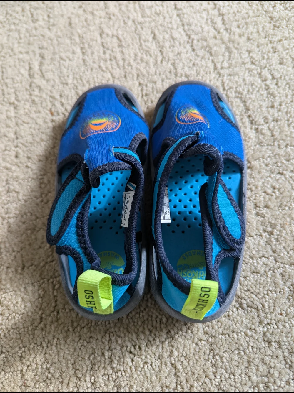 Boys Shoes Bundle North Face 9C Slip On Sneakers Oshkosh Sandals 10 Closed Toe